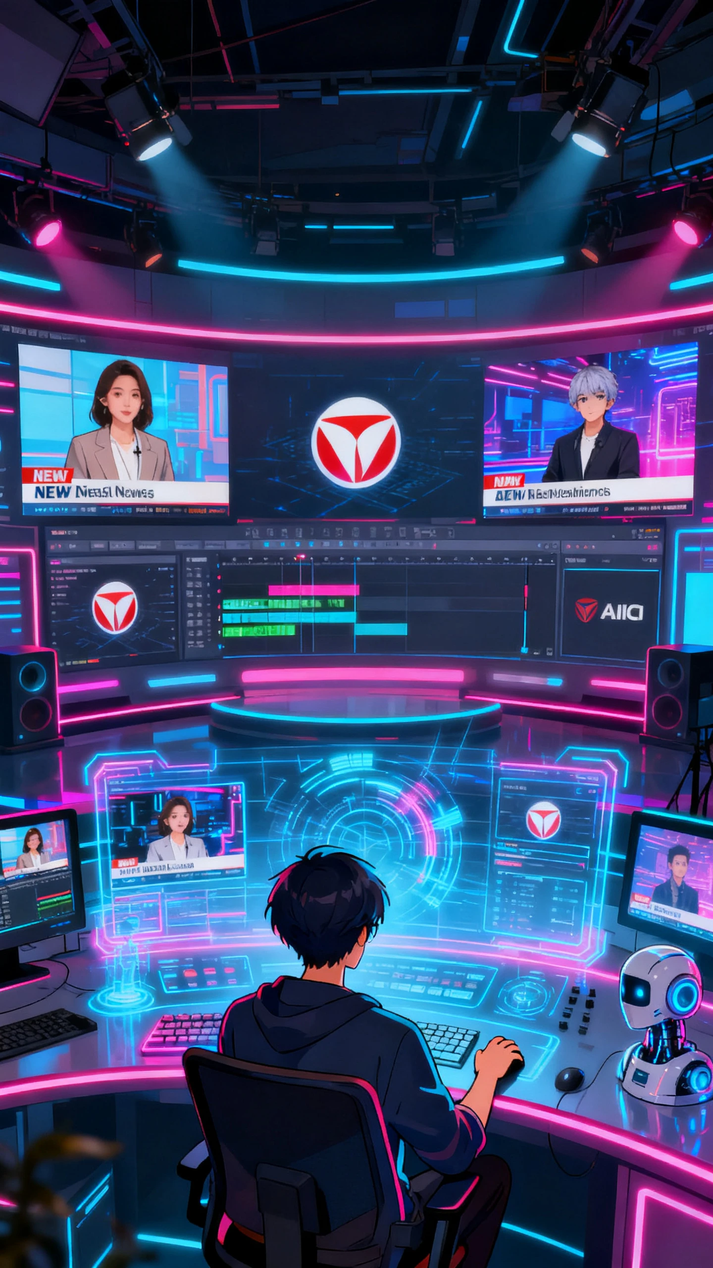 generatore video di notizie ia gratuito online