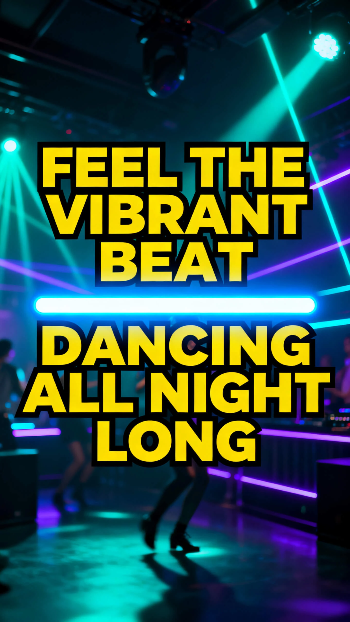 Karaoke video maker ai Vibrant Electro-Pop
