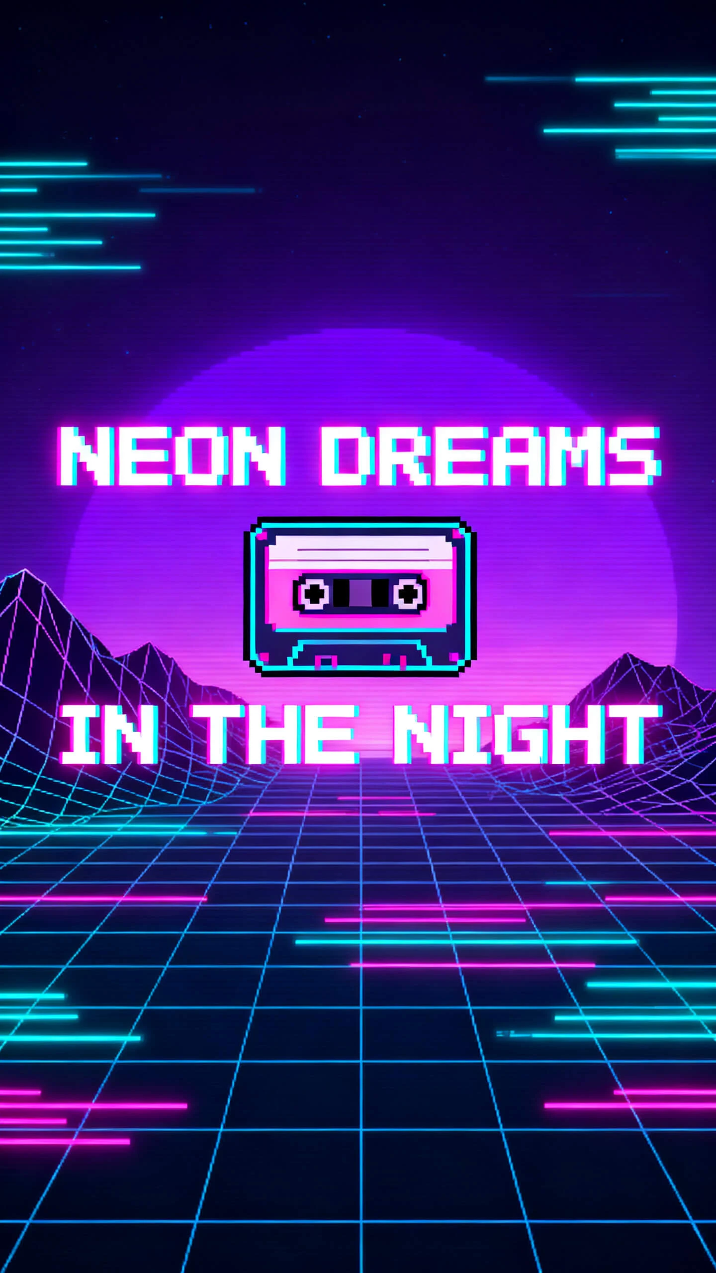 free ai karaoke video maker Retro 80s Synth-Pop