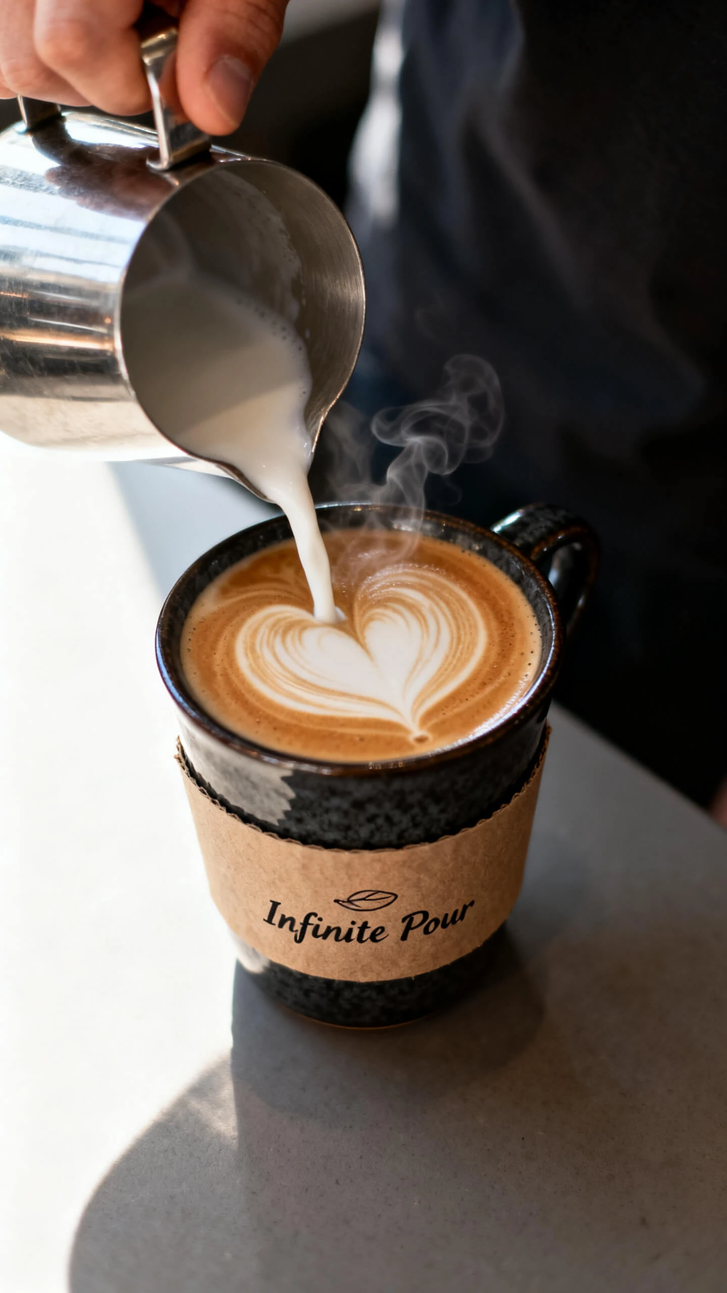 boomerang video maker Coffee Latte Art Loop
