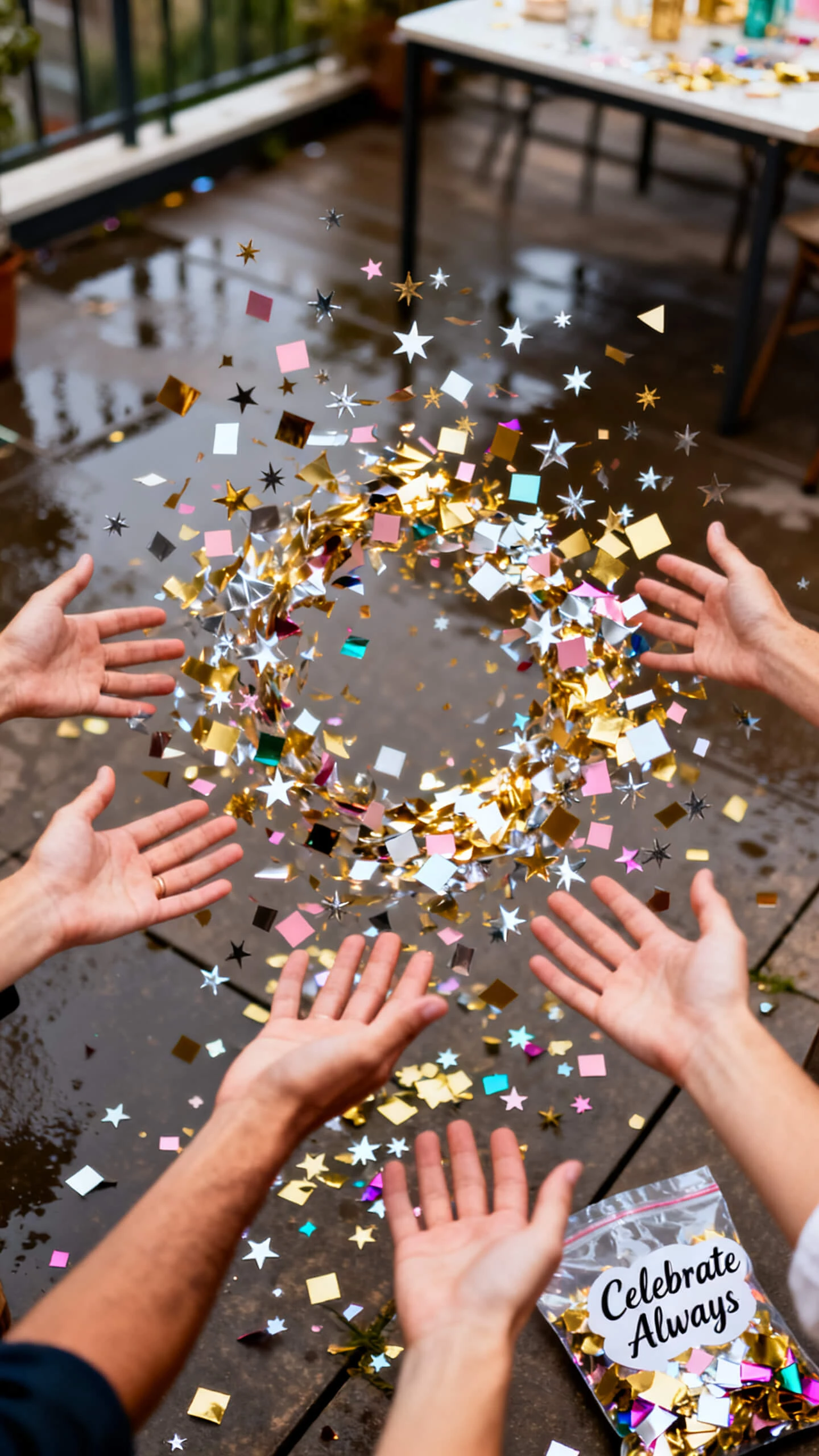 boomerang video maker Confetti Explostion
