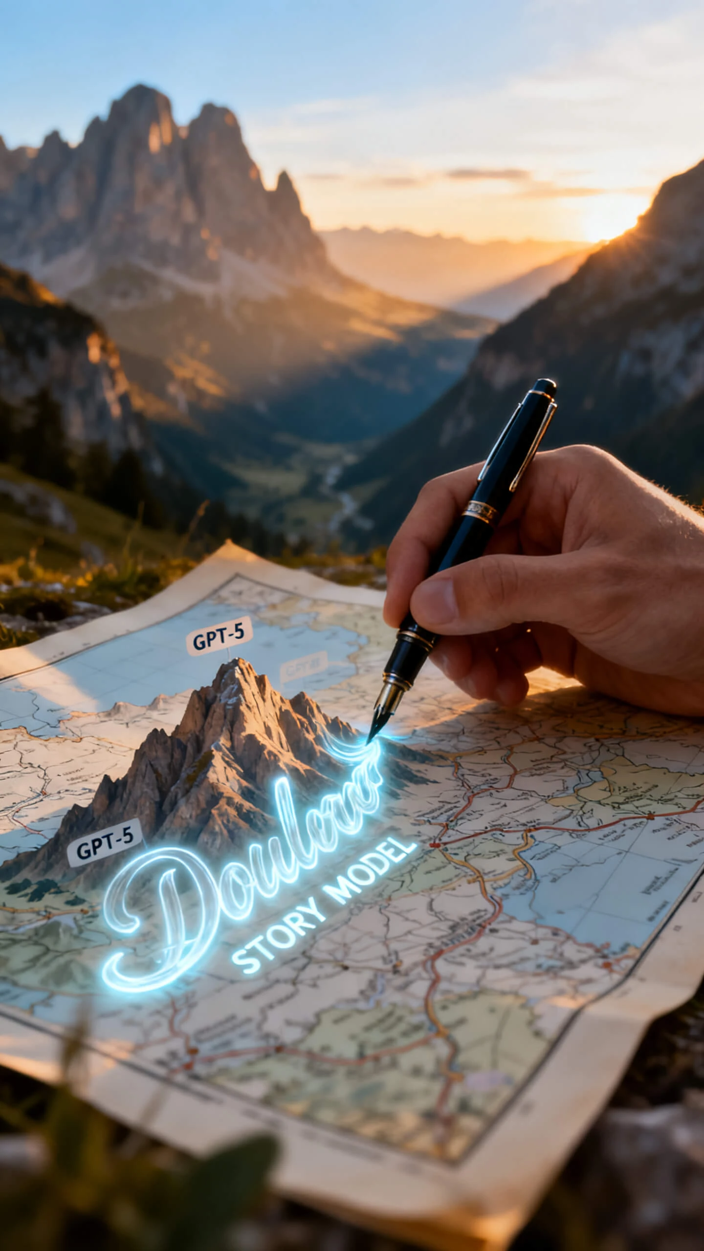 travel video maker map