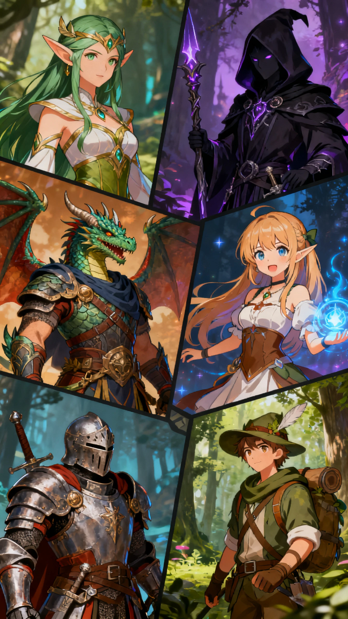 Free AI Fantasy Character Generator for Fantasy OCs