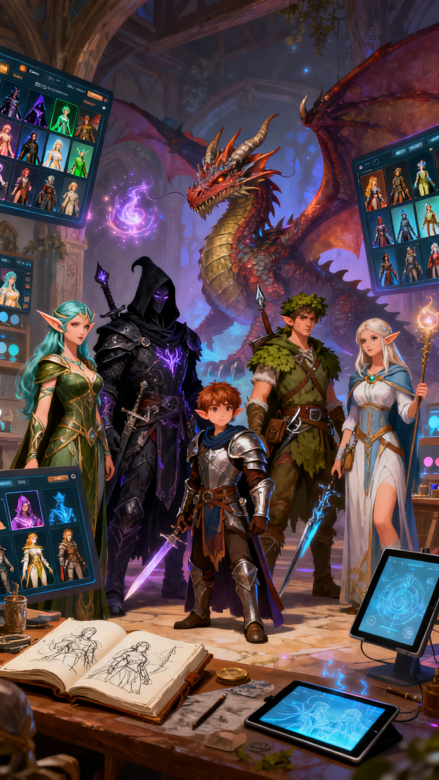 Free AI Fantasy Character Generator for Fantasy OCs