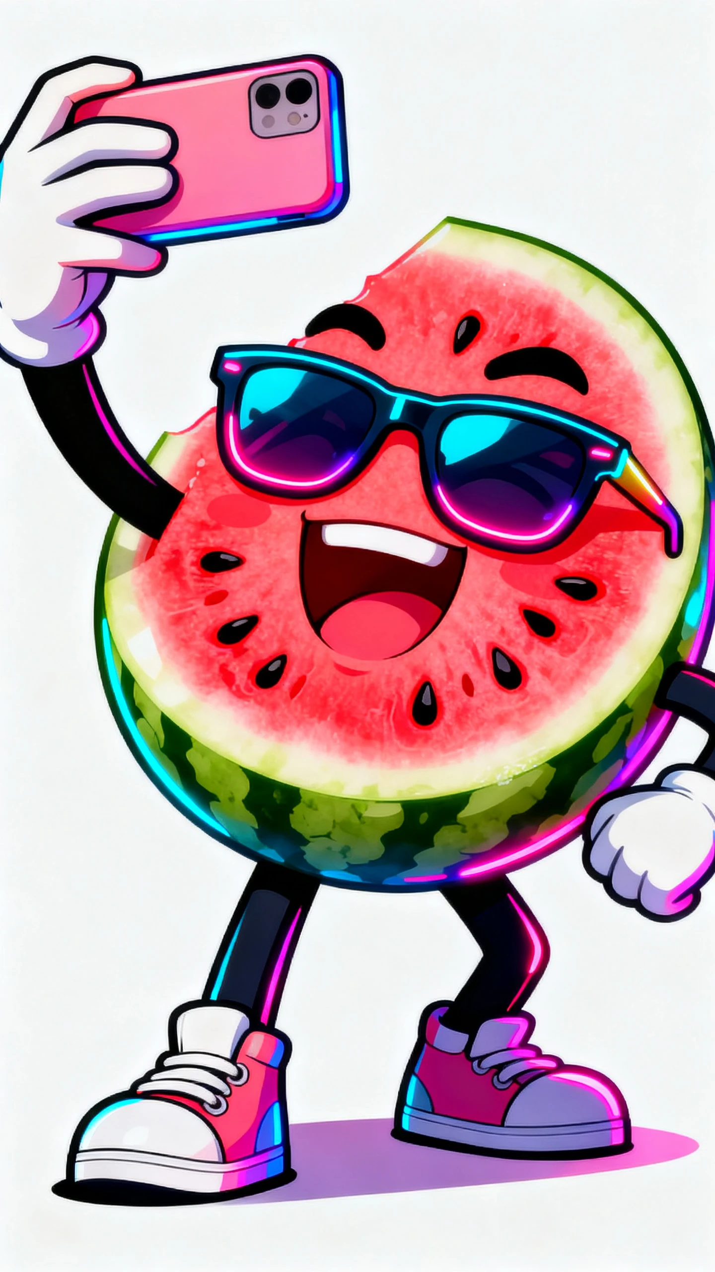 AI fruits with faces