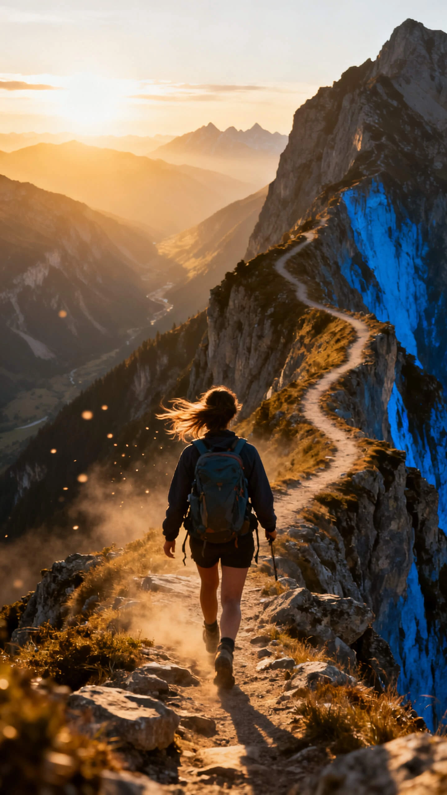 Beispiel Berglandschaft mit KI-Bewegung