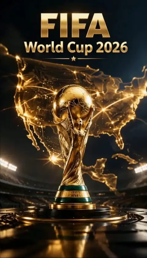 Illustrazione trofeo Coppa del Mondo FIFA 2026