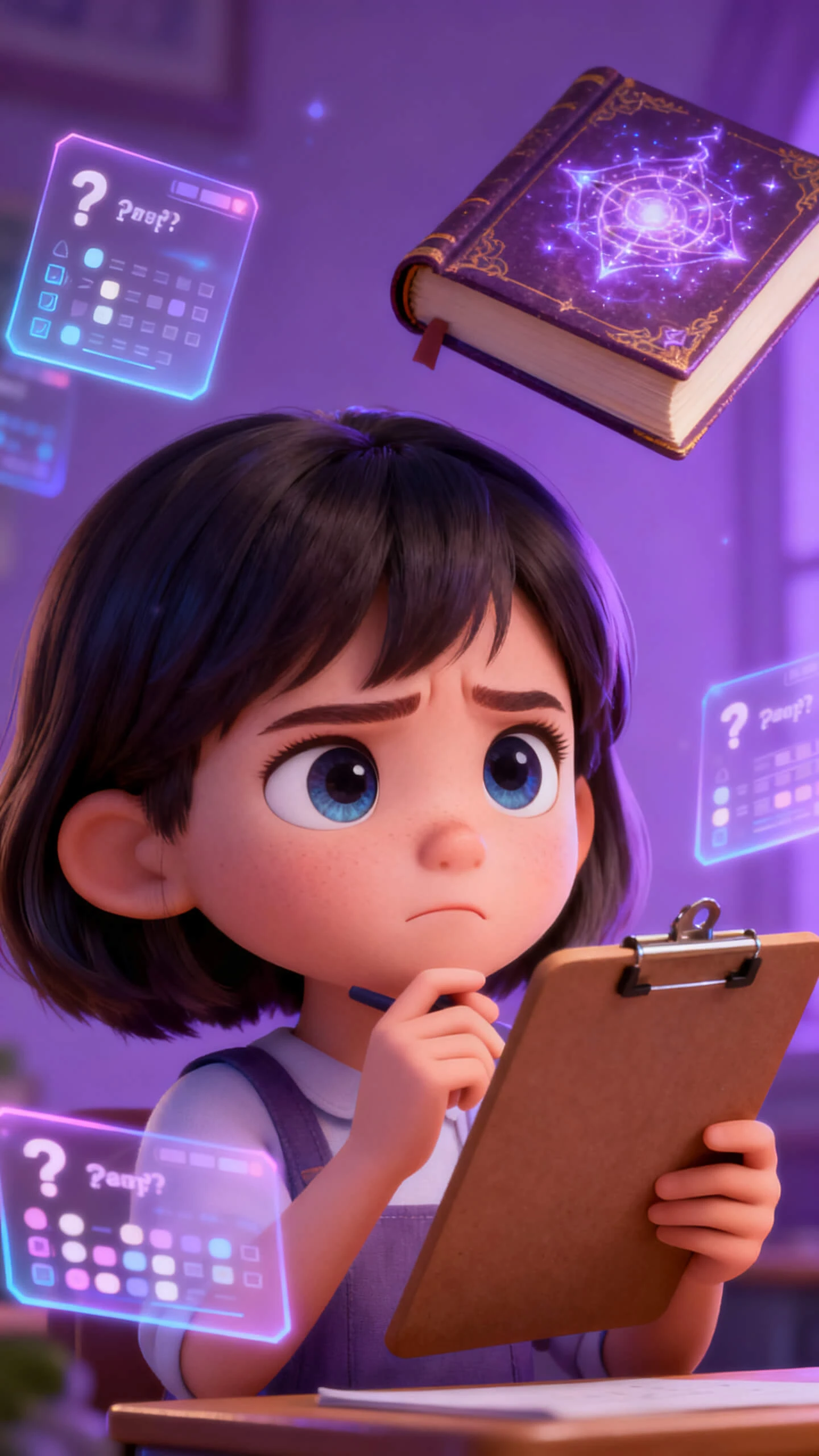 Video con avatar presentatore quiz IA