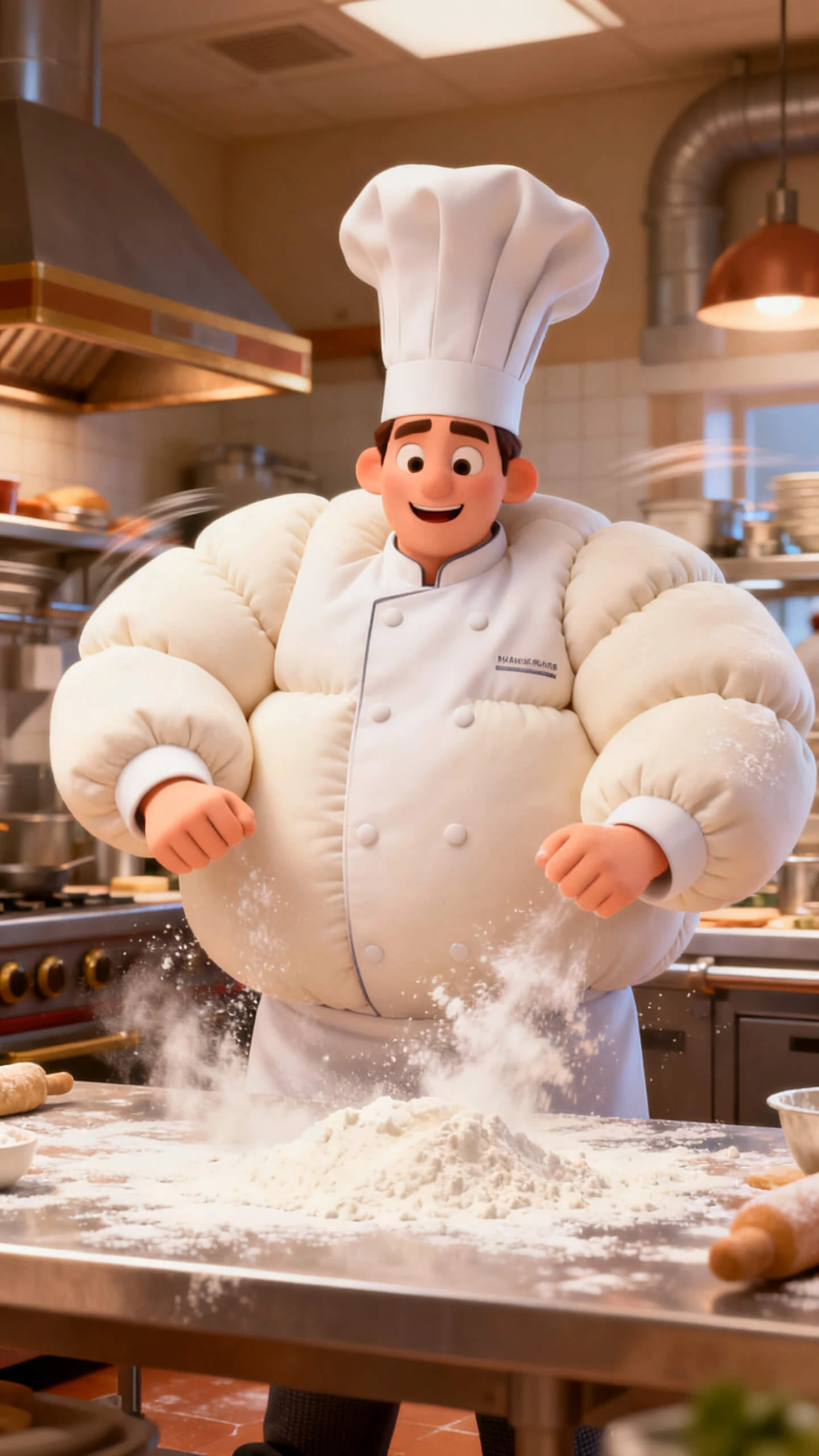 ai inflation video generator chef