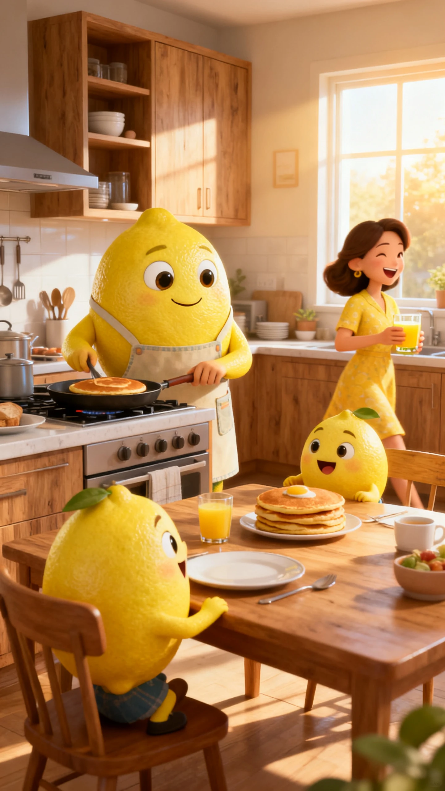 dancing fruit characters