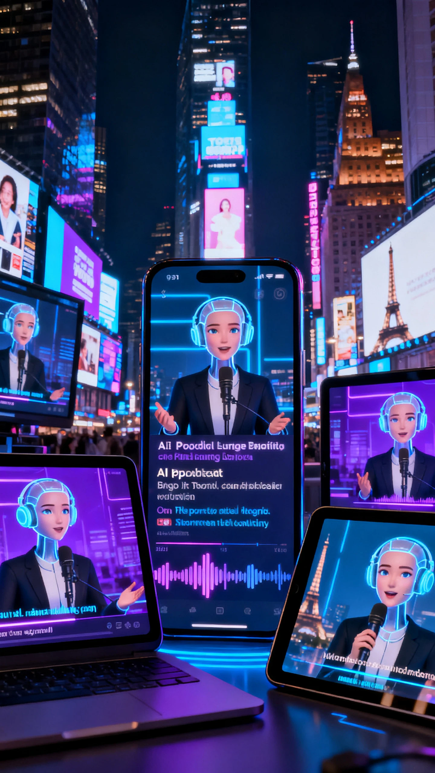 AI 비디오 팟캐스트 생성기