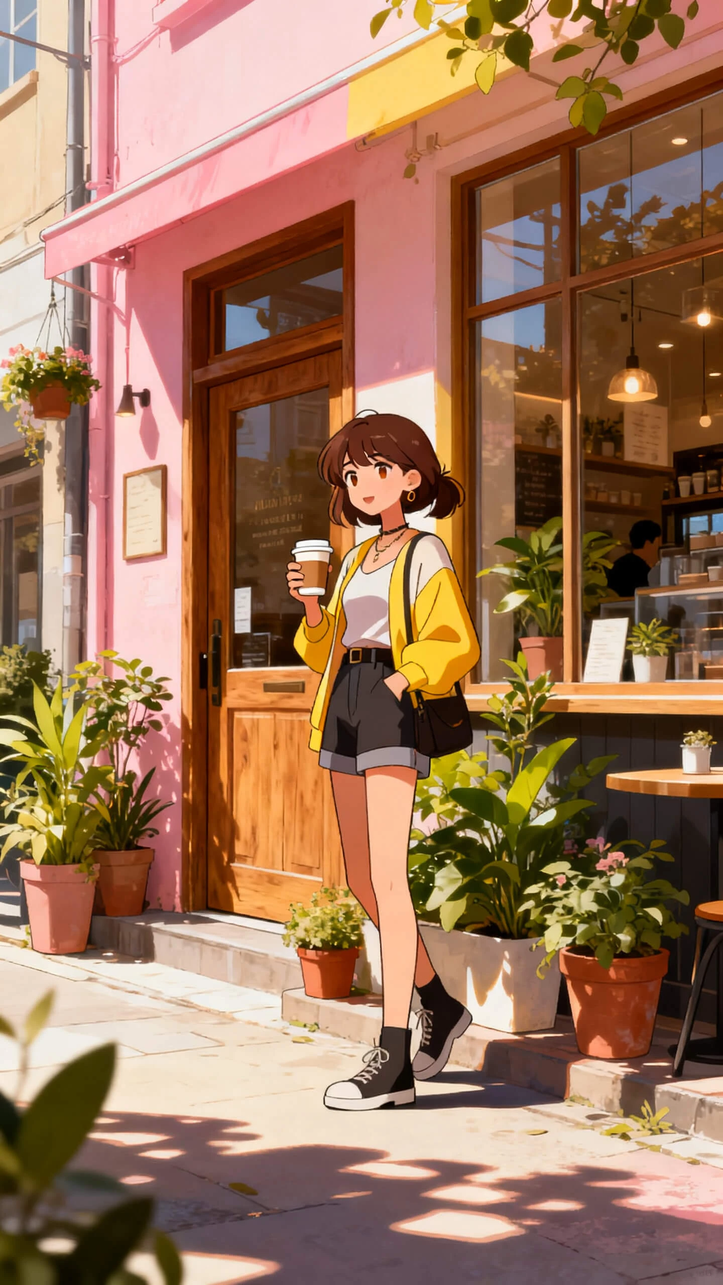 Animaker AIで作成された女性キャラクターのアニメーション