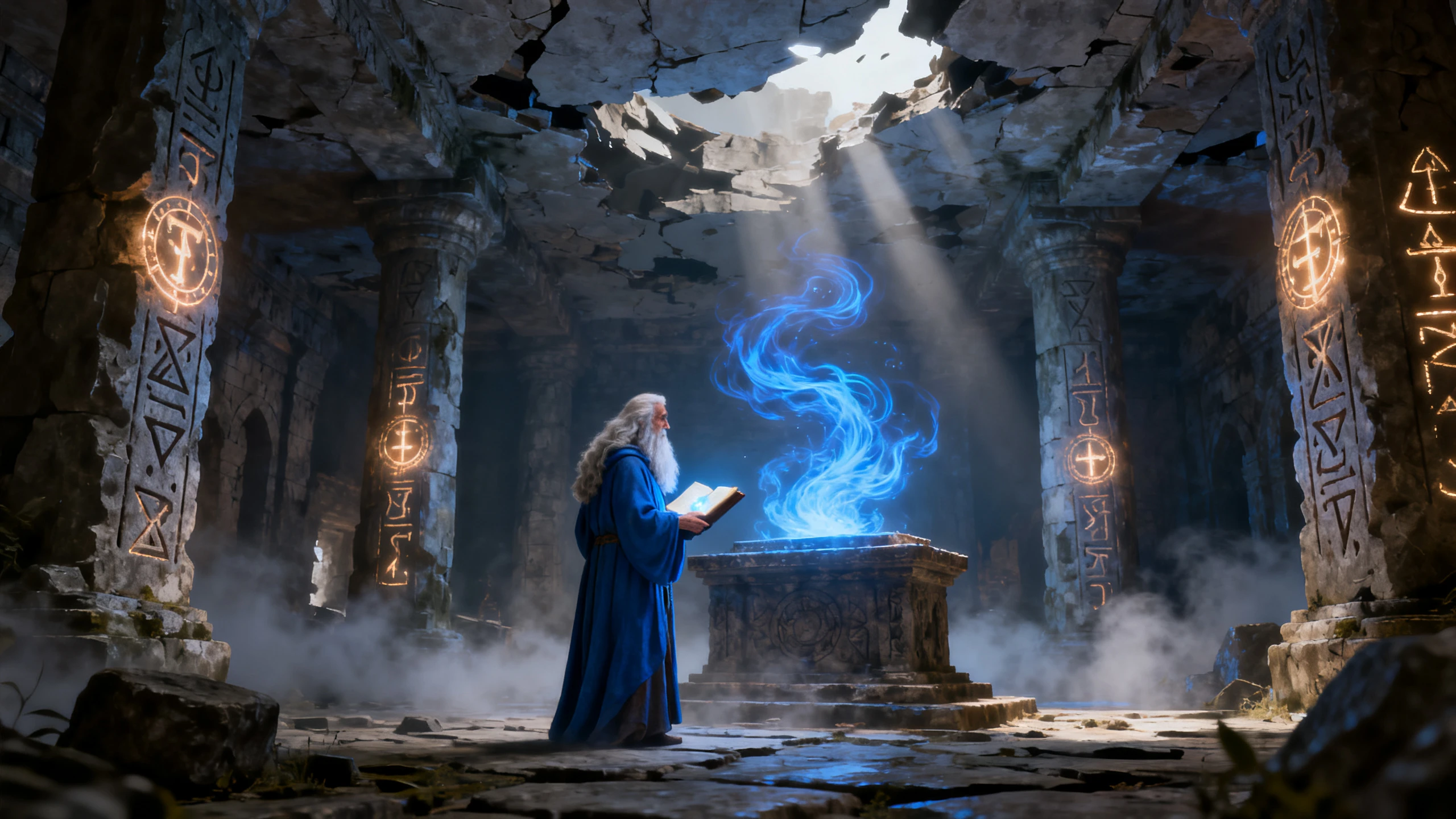 Fantasy story video grid preview