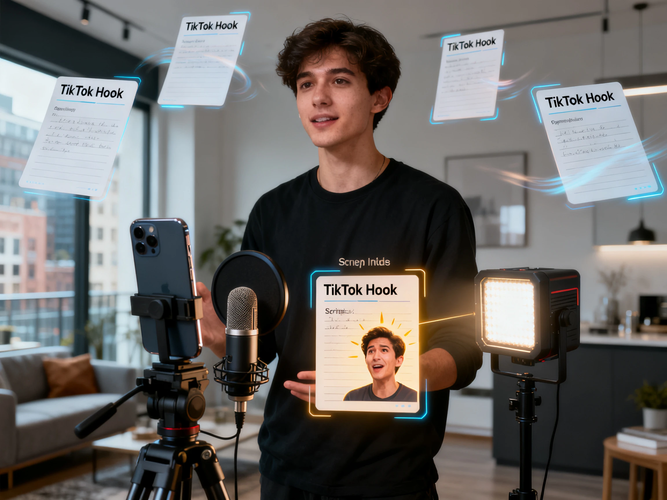 Magiclight Agent writes TikTok skit roles