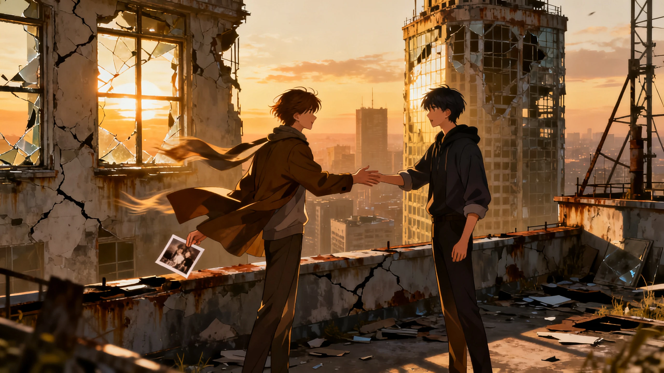 Fanfiction story video with animated characters