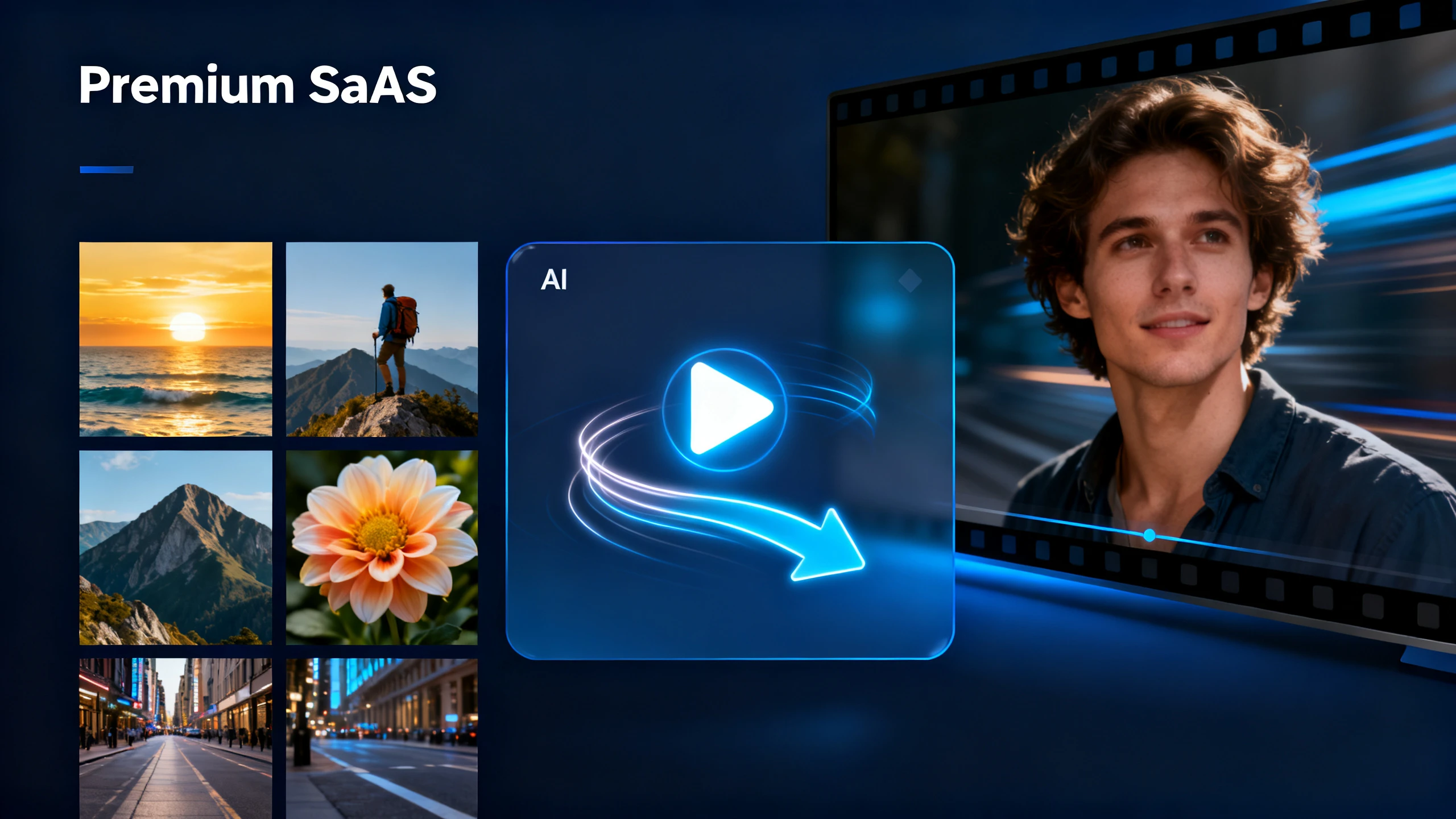 JPEG photos transformed into an AI-generated video