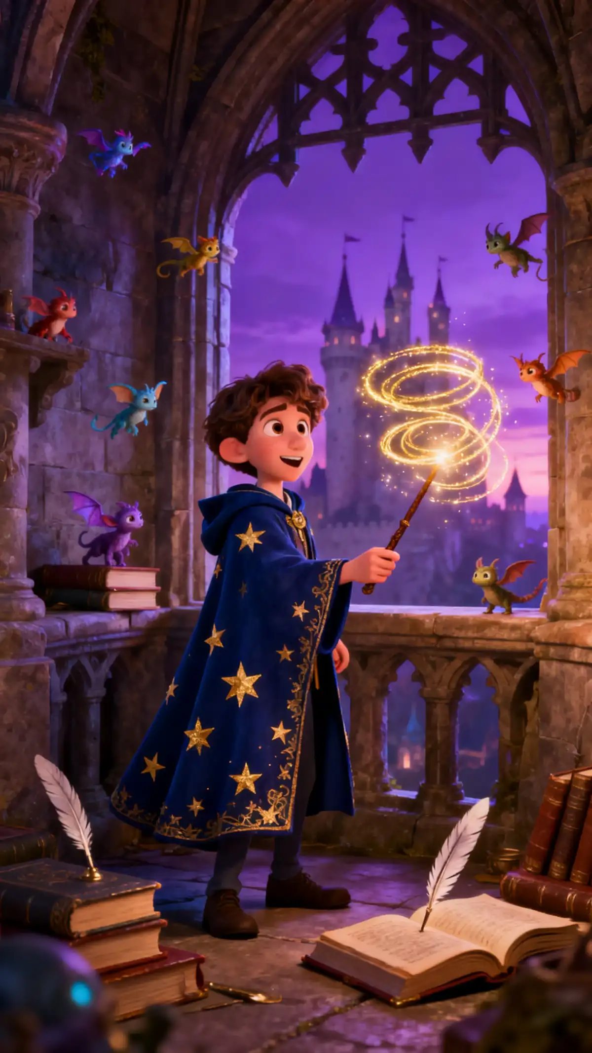AI fairy tale story-to-video example