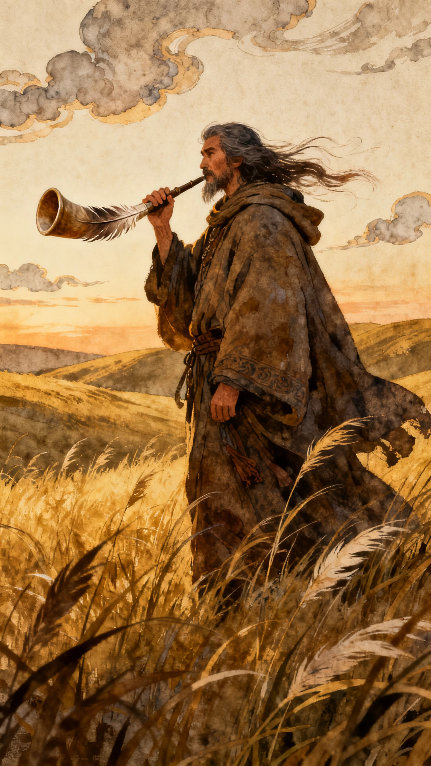 AI-generated folktale animation scene