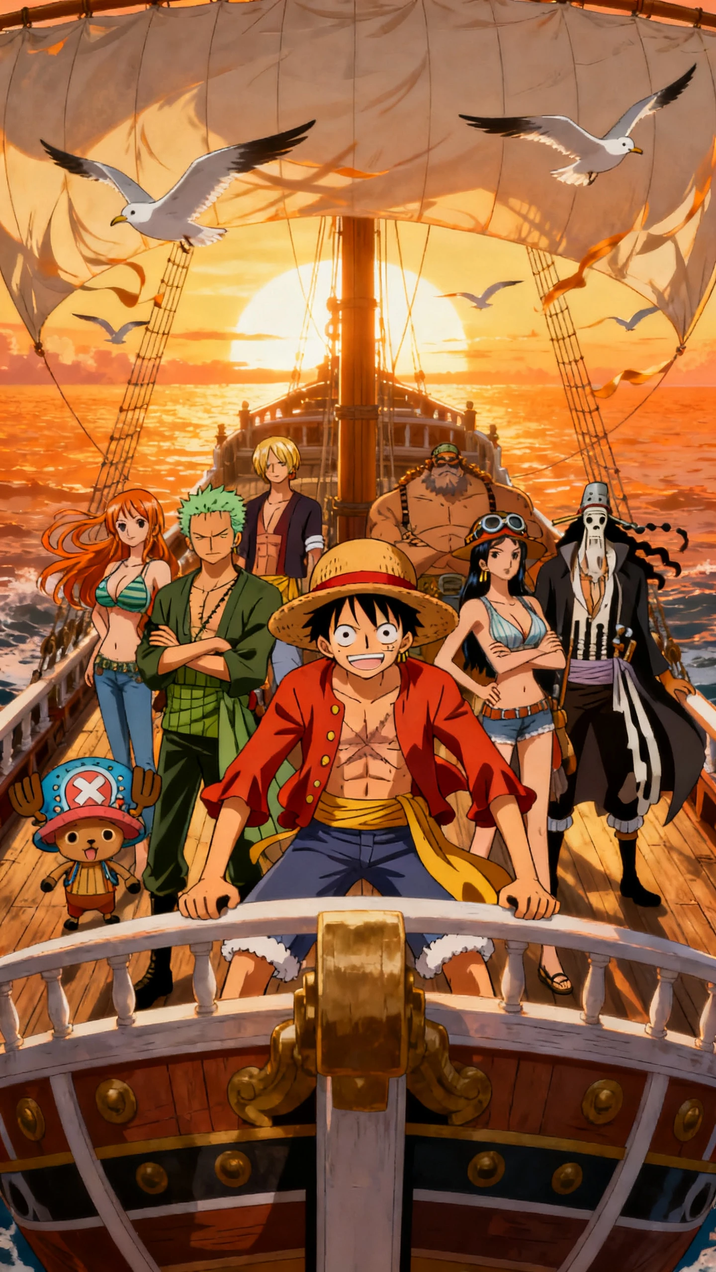 One Piece-style pirate anime adventure video preview