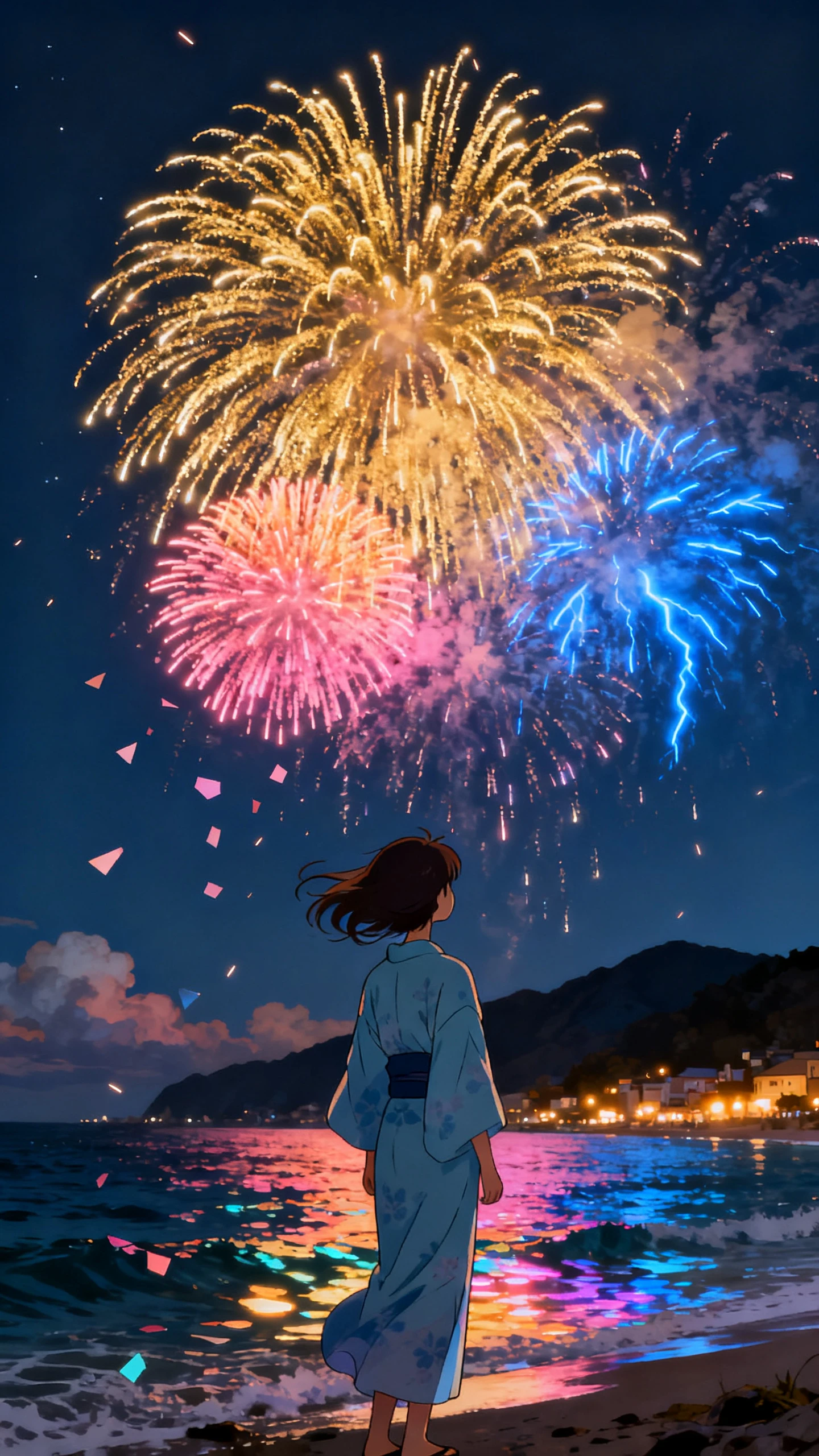 AI-generated cinematic anime story video