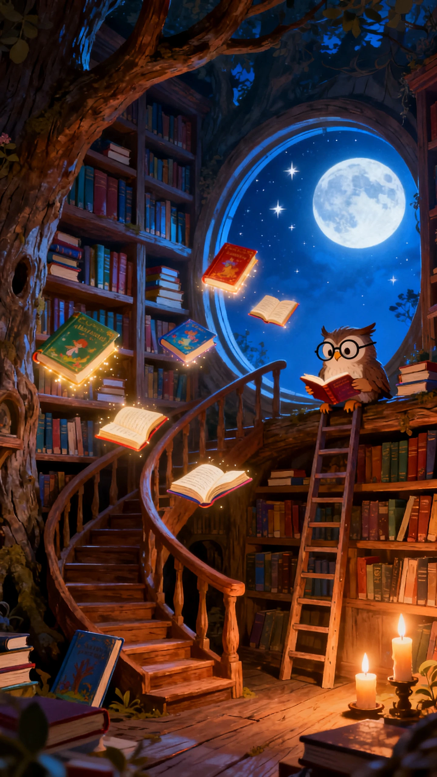 Animated children's book story preview