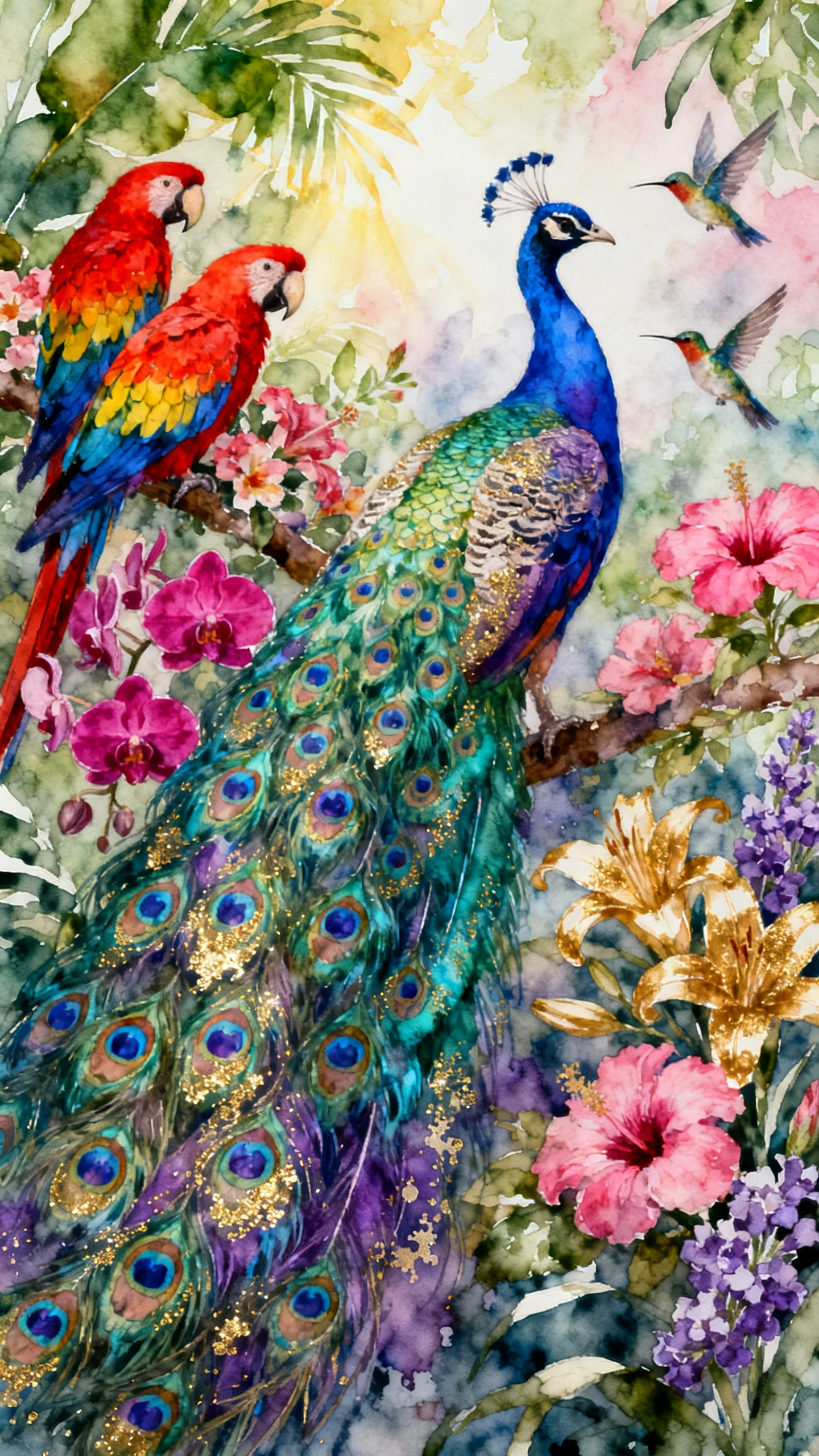 AI-generated watercolor artwork