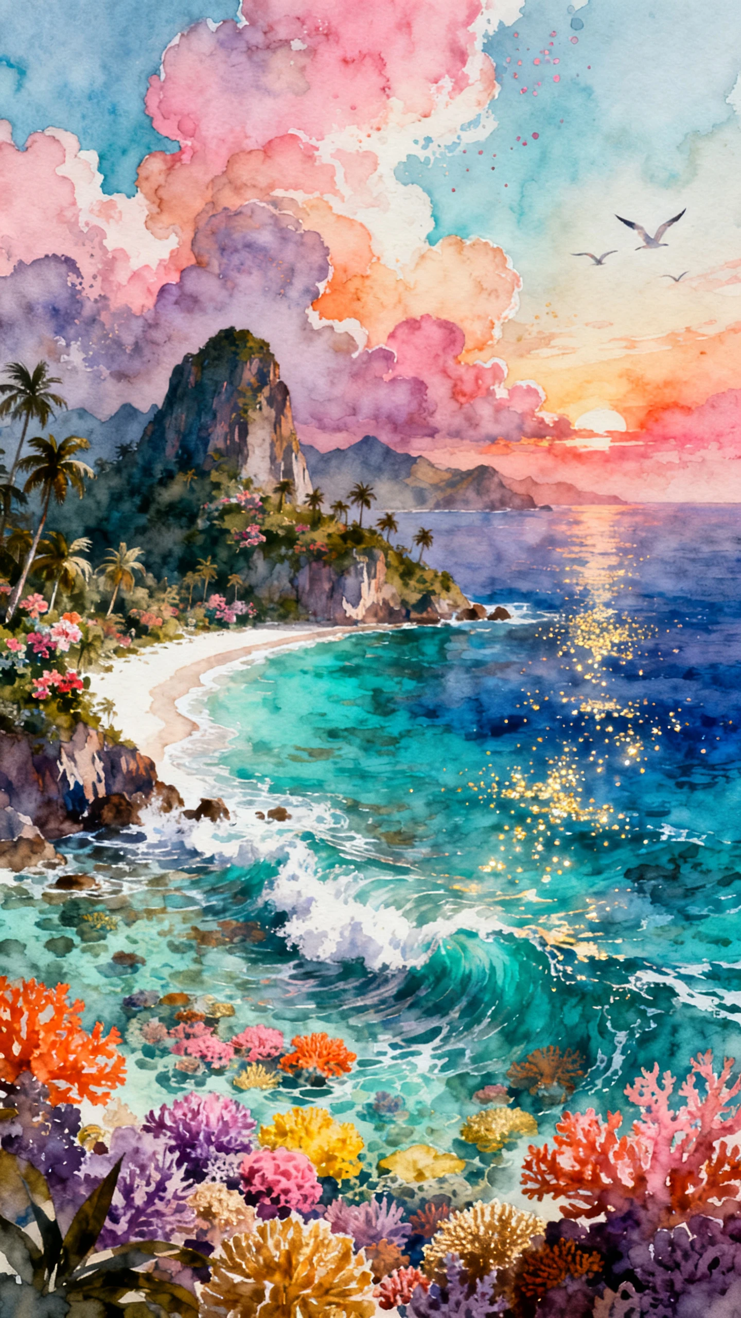Watercolor storytelling with AI