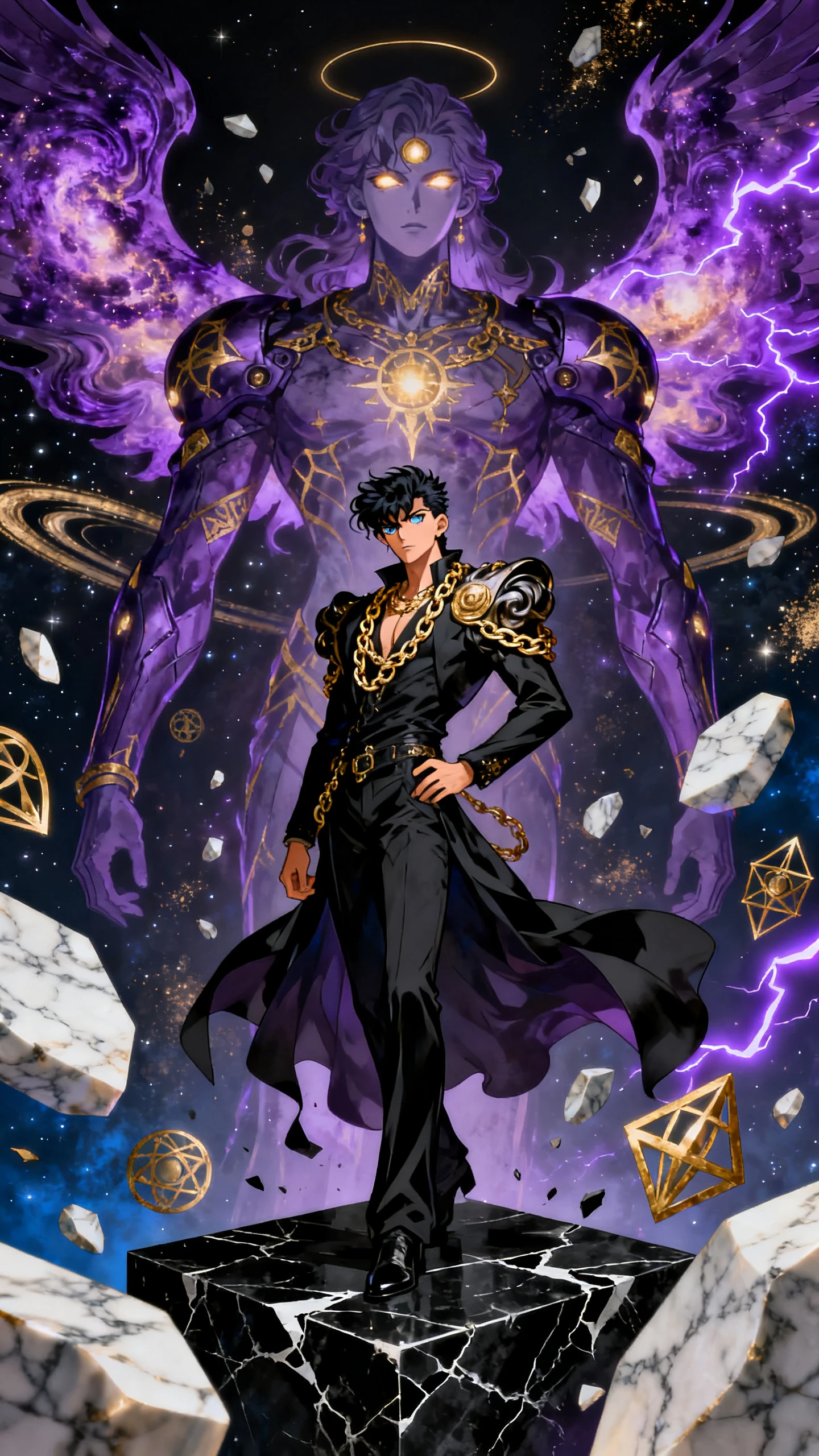 فيديو معركة أنمي بأسلوب JoJo