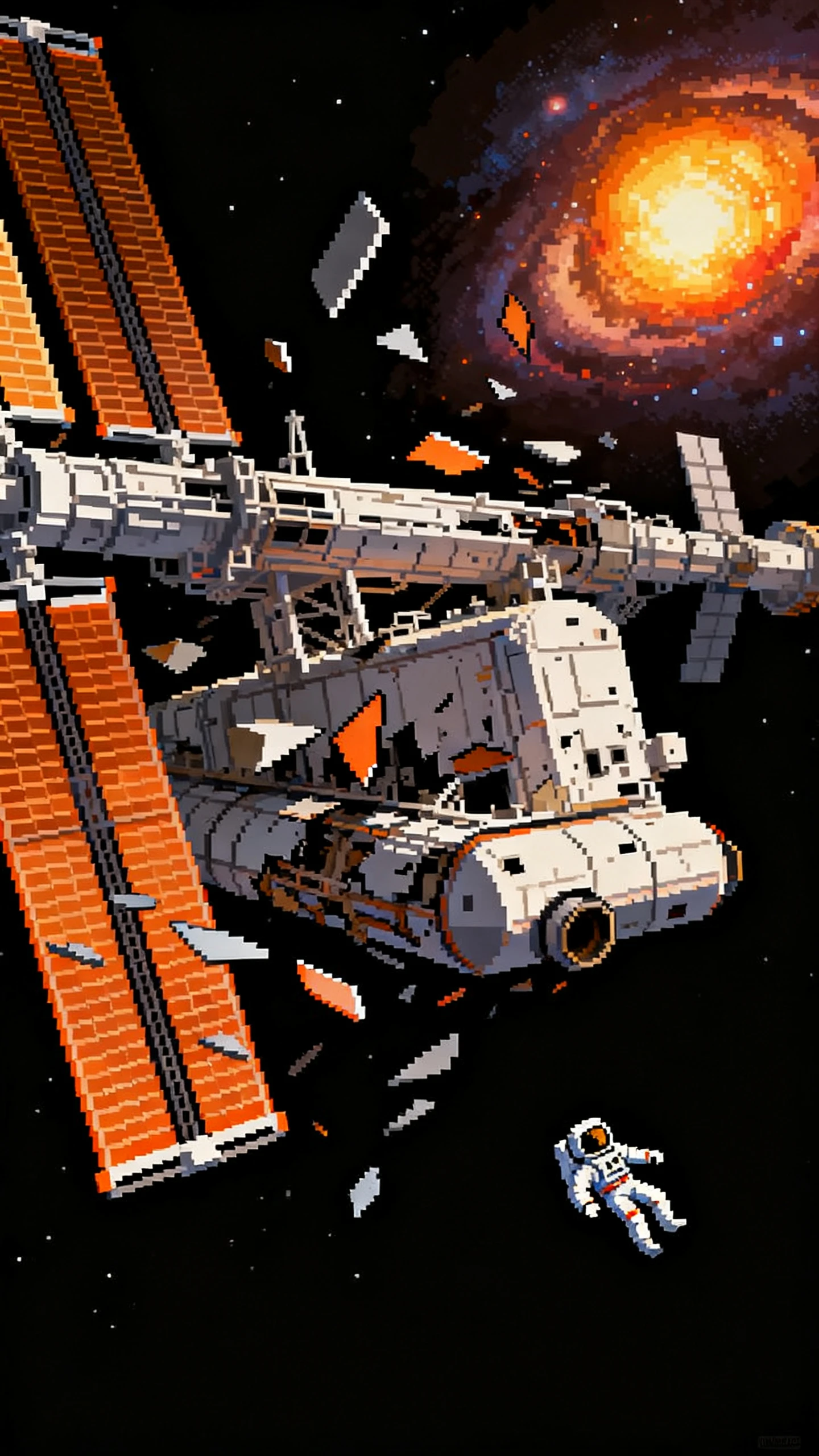 Animated pixel art storytelling example
