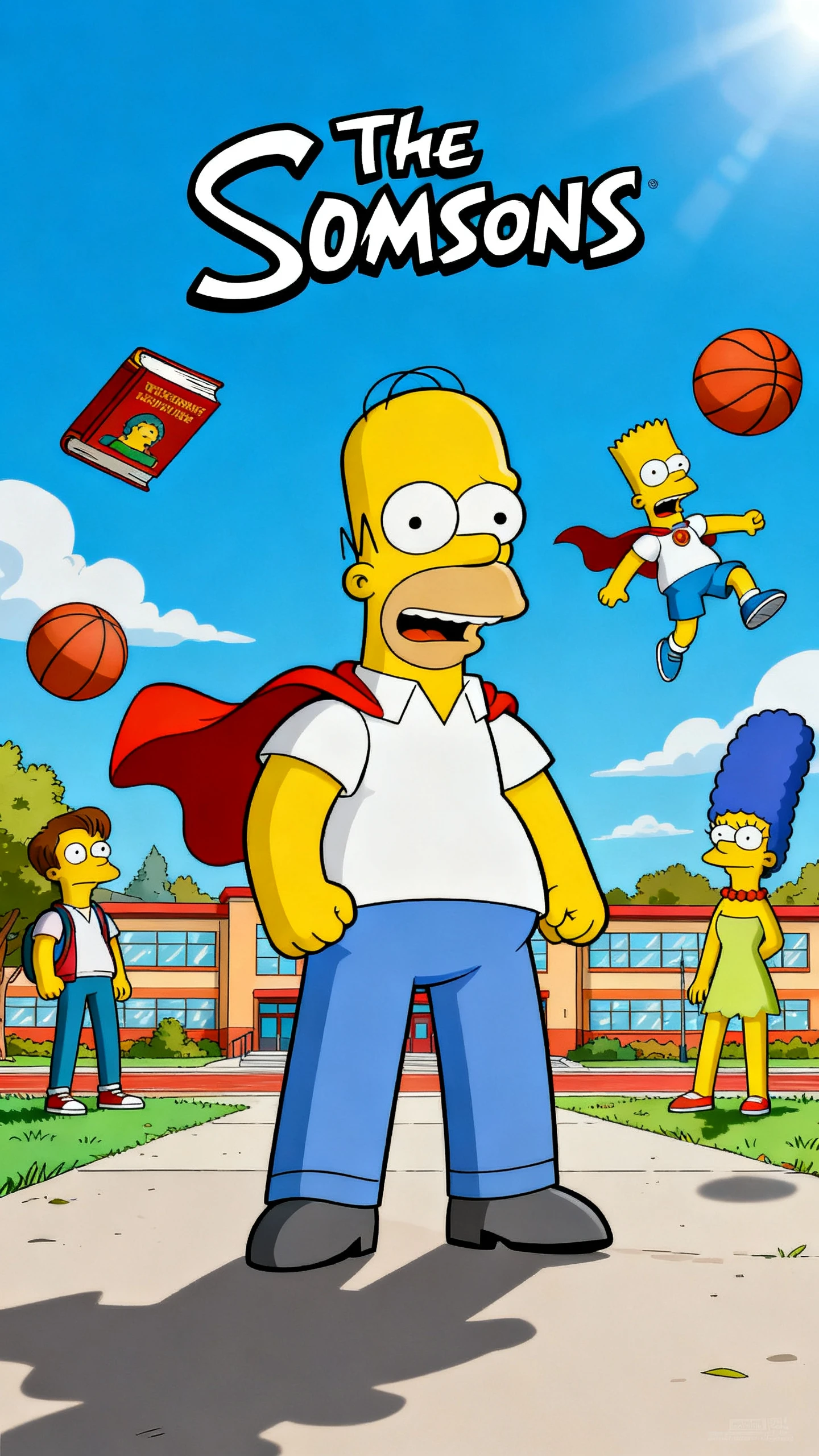 Animated Simpsons sitcom storytelling example