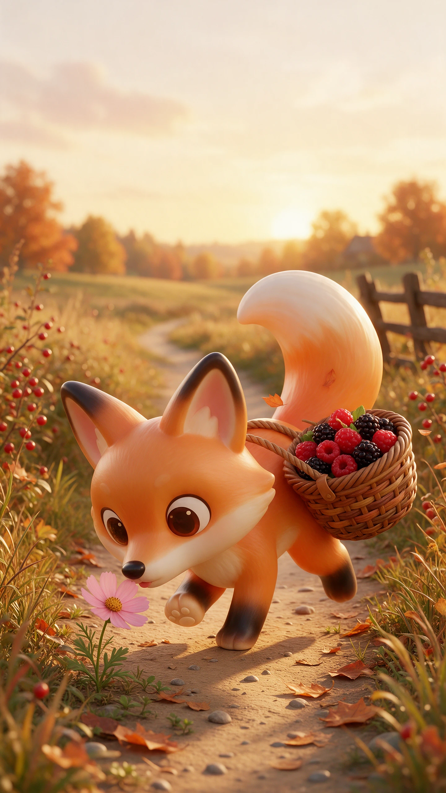 3D cute video scene preview