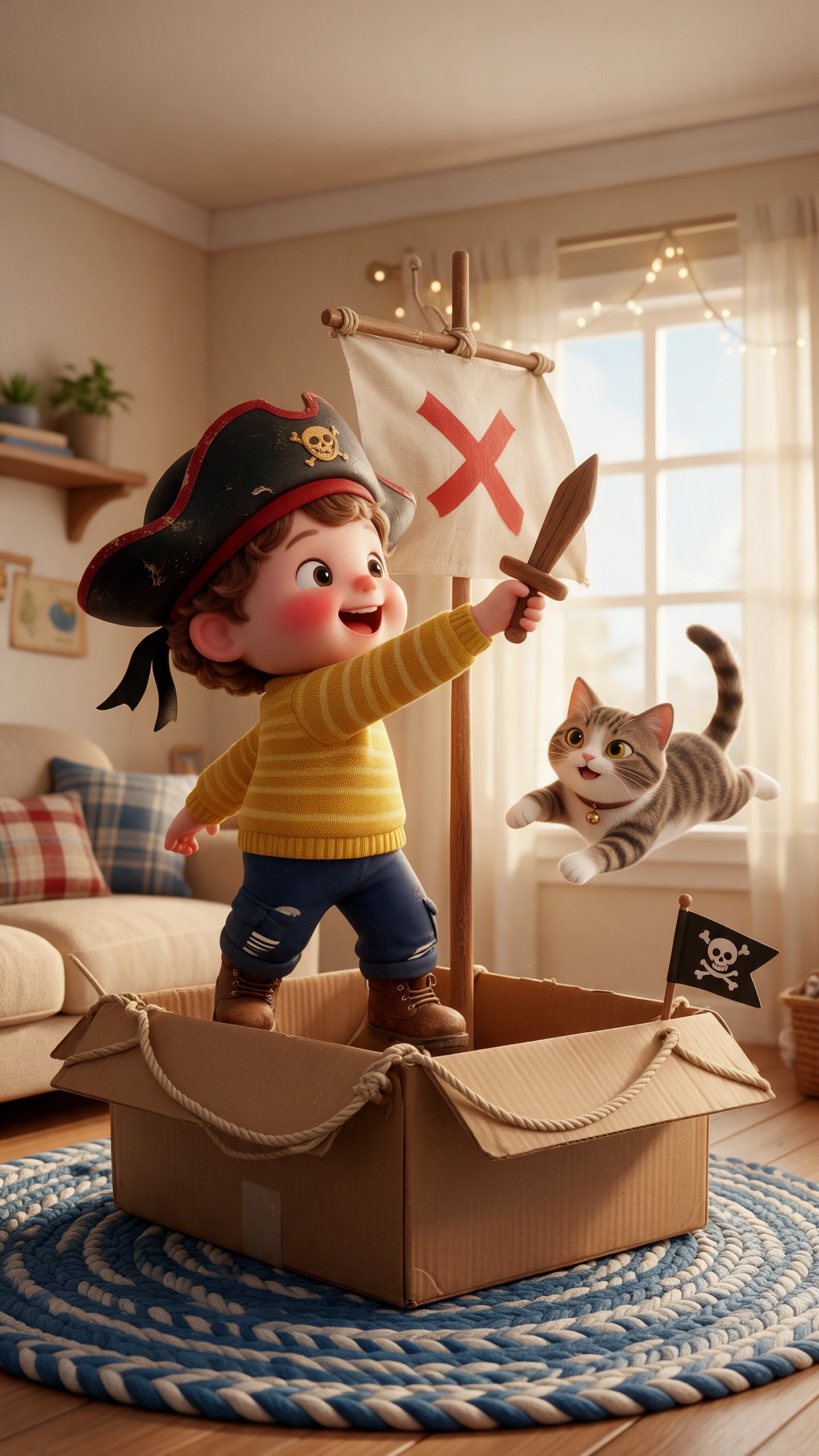 3D cute video scene preview