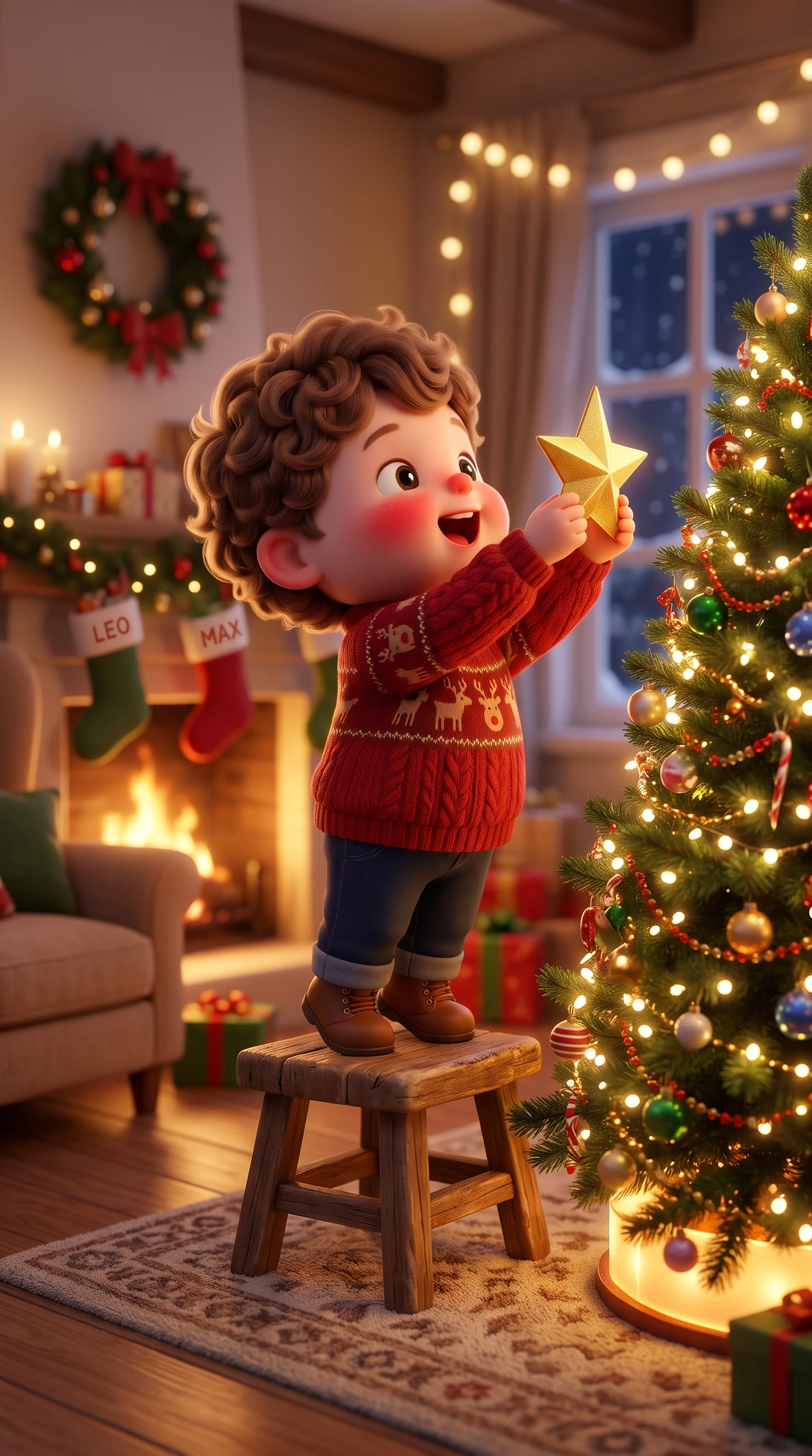 3D cartoon video scene preview