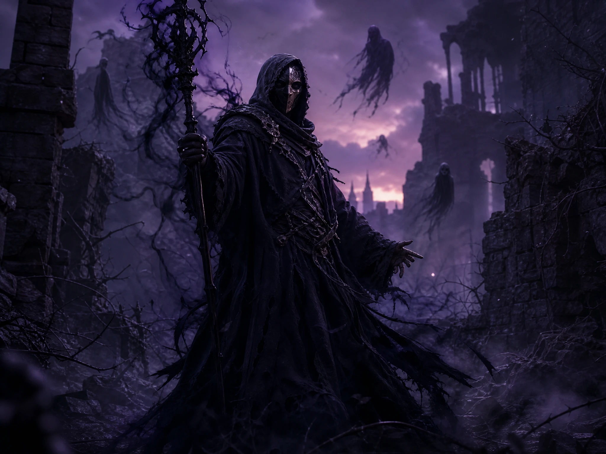 Long-form wizard adventure story creation